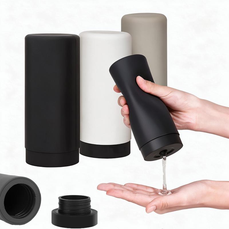 Silicone Tap Washer - 1 ชิ้น ขวดปั๊มจ่ายน้ำยาล้างจาน ขวดจ่ายสบู่สำหรับอ่างล้างจาน ขวดซิลิโคนสำหรับใส่สบู่เหลวและเจลอาบน้ำ ขวดเก็บของสำหรับเดินทาง