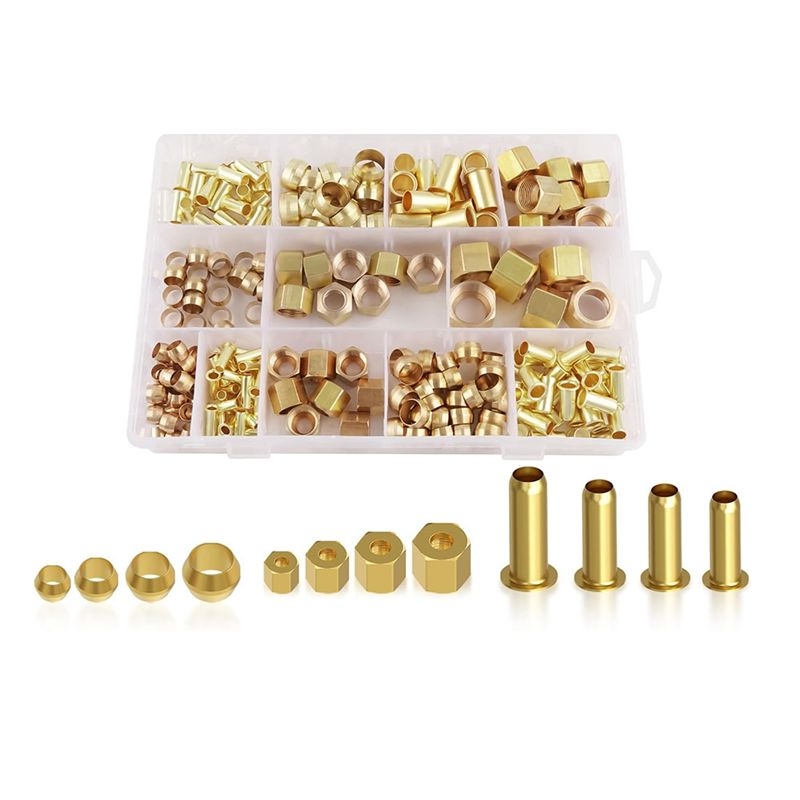 ชุดอุปกรณ์ข้อต่อแบบบีบอัด 220  - Compression Fitting Brass บทวิจารณ์และราคา
