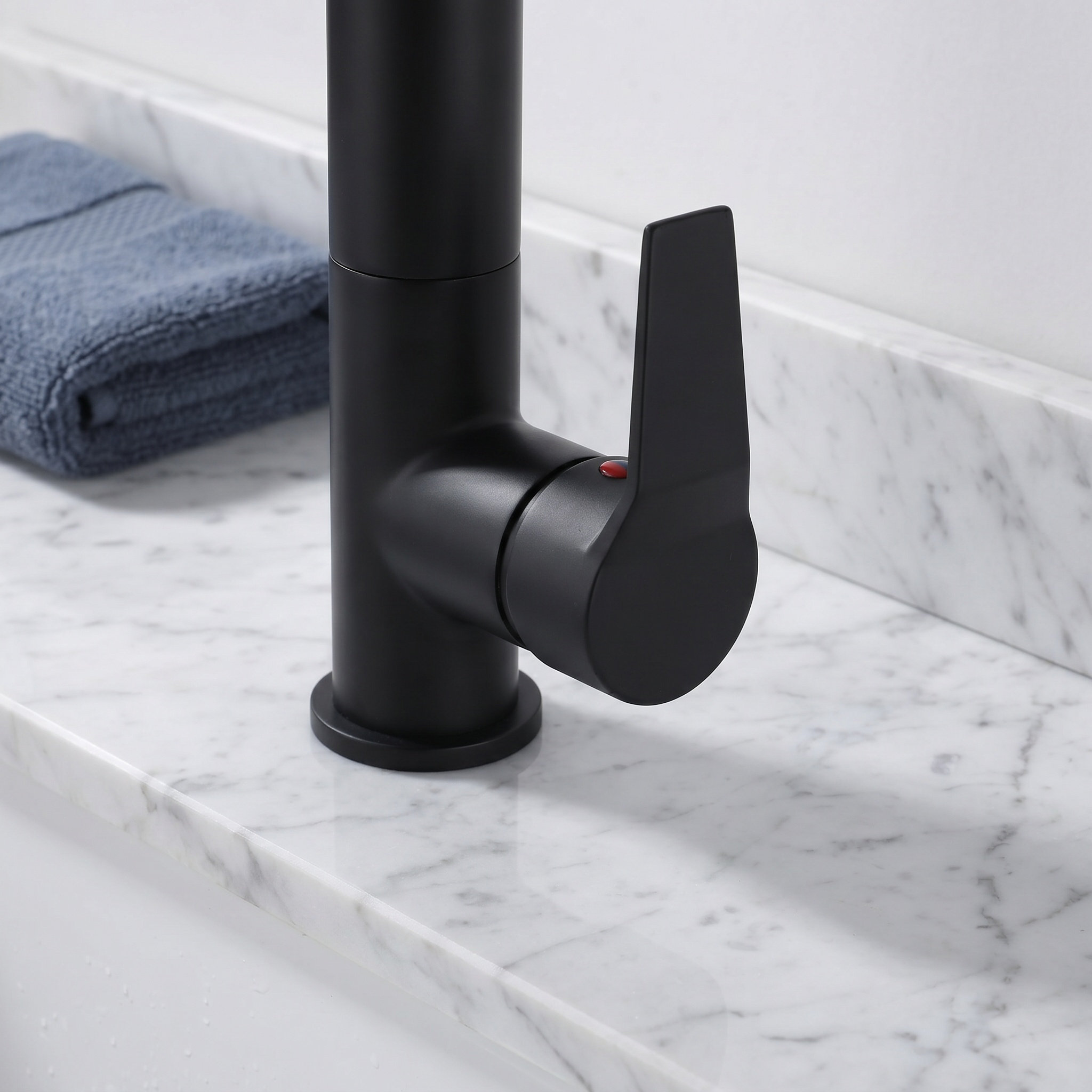 มือจับก๊อกน้ำอ่างล้างหน้าสีดำด - Basin Mixer Cartridge บทวิจารณ์และราคา