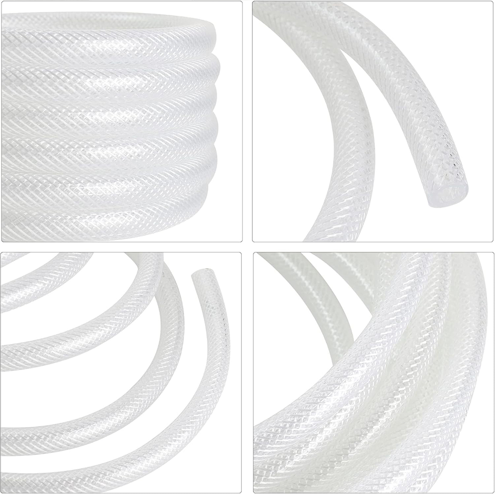 1M Braided Clear ท่อ PVC ยืดหย - Flexible Hose Braided บทวิจารณ์และราคา