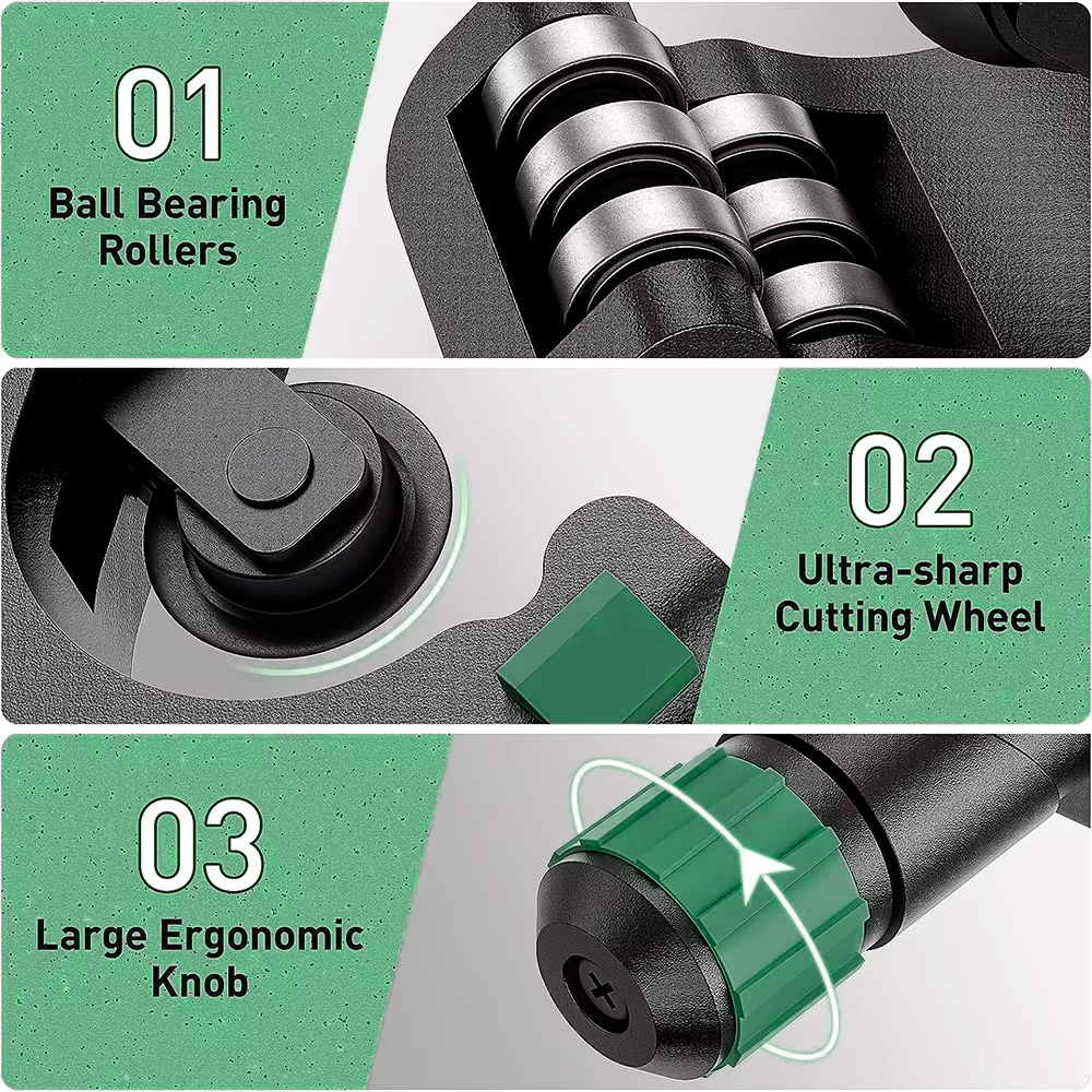 5-50 มม.มือถือเครื่องตัดท่อใบม - Pipe Cutter Ratchet บทวิจารณ์และราคา
